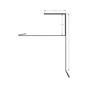 Section drawing of the 10ft Algoma Gable Starter F 4″