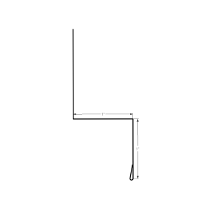 Section drawing of the 10ft Base Trim