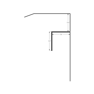 Section drawing of the 10ft Double J 7/8″