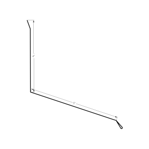 Section drawing of the 10ft End Wall