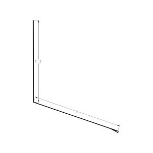 Section drawing of the 10ft End Wall Flat
