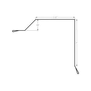 Section drawing of the Gable Cap