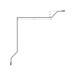 Section drawing of the 10ft Inside Corner