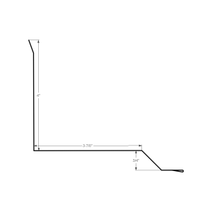 Section drawing of the 10ft Side Wall