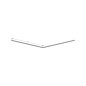 Section drawing of the 10ft V-Valley 24″