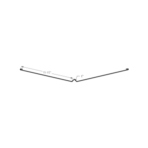 Section drawing of the 10ft W-Valley 34″