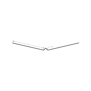 Section drawing of the 10ft W-Valley 24″