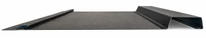 Board & Batten panel seen end-on, showing the raised batten beside the flat board in a textured finish