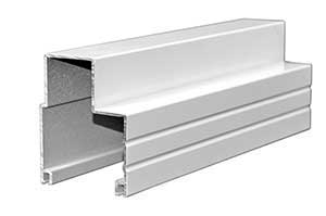 244 bottom rail for a sliding door, 12 ft length