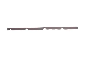 Large tab outside closure strip shaped to the Tuff Rib profile